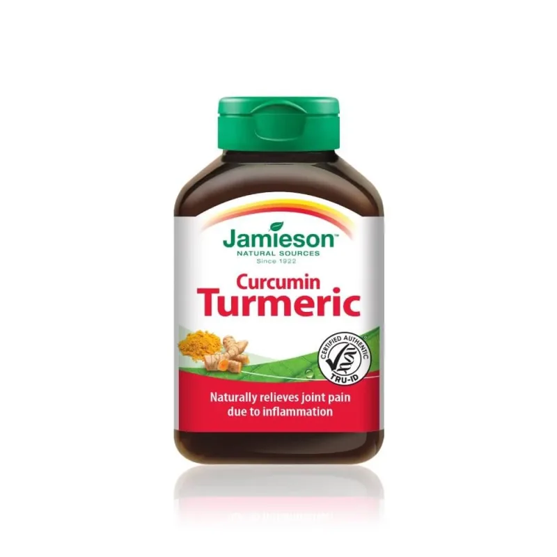 Curcumin Turmeric 550mg, 60 comprimate, Jamieson JAMIESON LABORATOIRES — preț și oferte