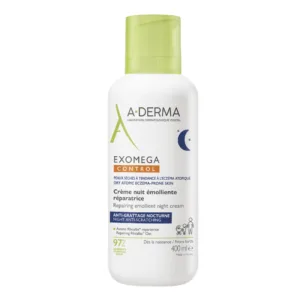 Crema de noapte reparatoare si emolienta Exomega Control, 400 ml, A-Derma