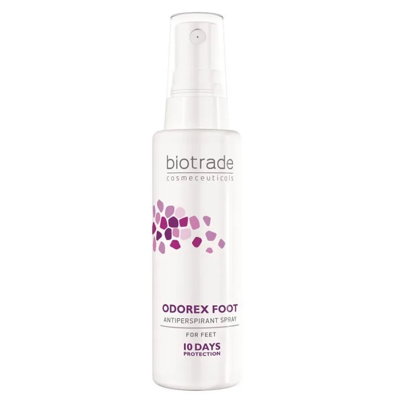 Biotrade  Odorex Foot Deo spray antiperspirant împotriva transpirației excesive, 50 ml — preț și oferte