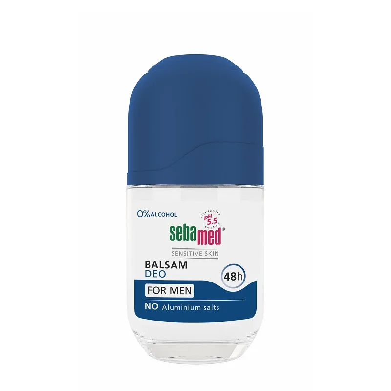Deodorant balsam roll-on pentru barbati Sensitive, 50 ml, sebamed — preț și oferte