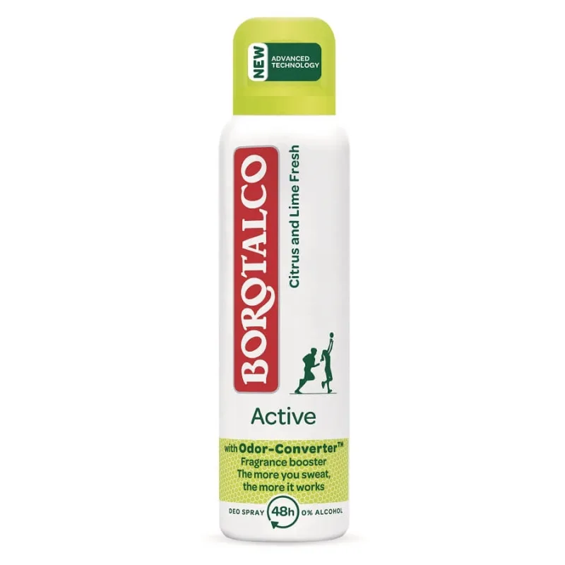 Deodorant spray Active Citrus and Lime, 150 ml, Borotalco — preț și oferte