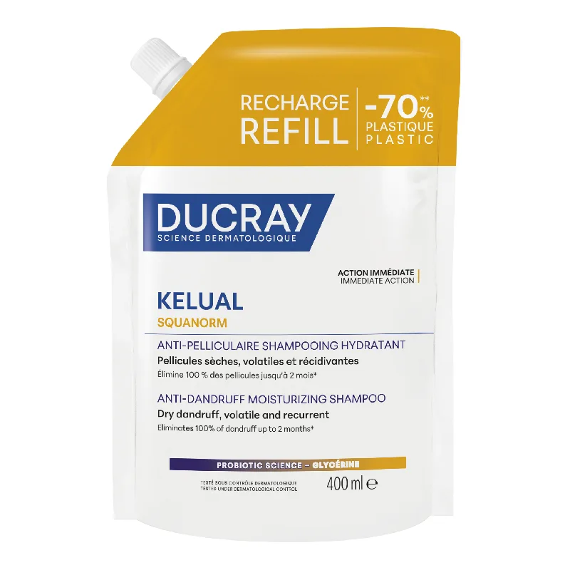 Rezerva eco Sampon matreata uscata Kelual Squanorm, 400 ml, Ducray — preț și oferte