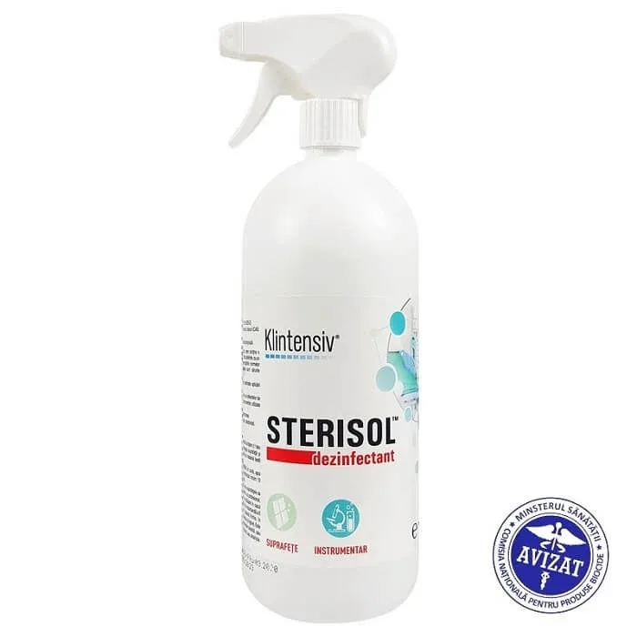 Dezinfectant de nivel inalt RTU Sterisol, 1000 ml, Klintensiv — preț și oferte