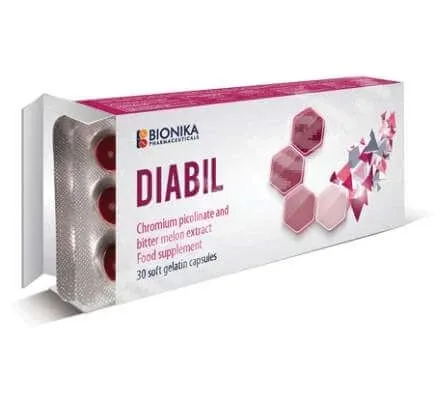 Diabil, 30 capsule, Bionika — preț și oferte