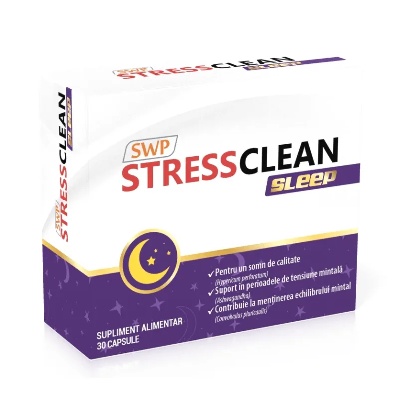 Stressclean Sleep (Dormolin), 30 capsule, Sun Wave Pharma — preț și oferte
