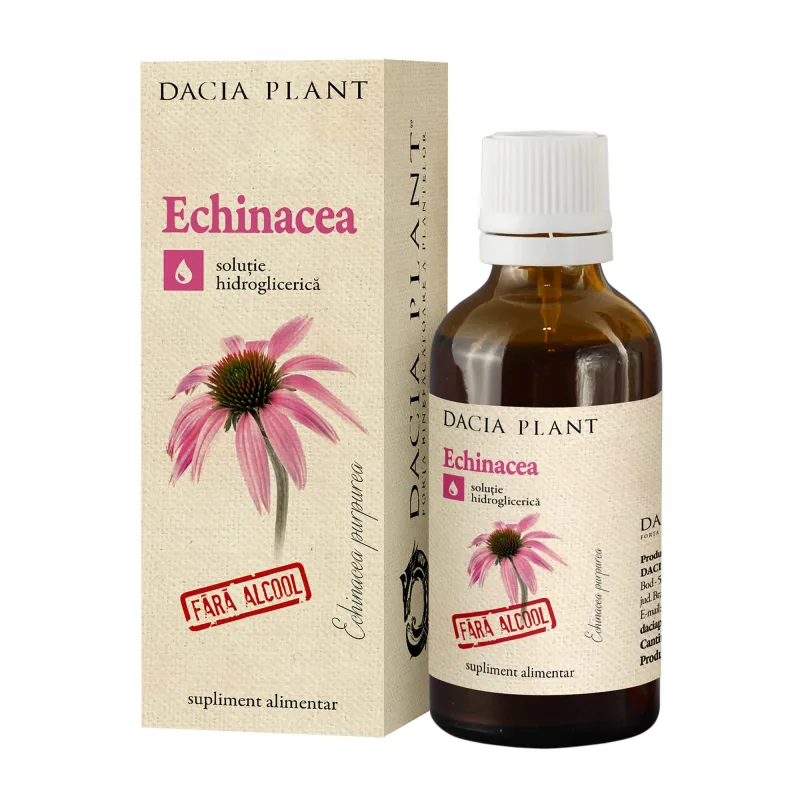 Echinacea fără alcool, 50 ml, Dacia Plant — preț și oferte