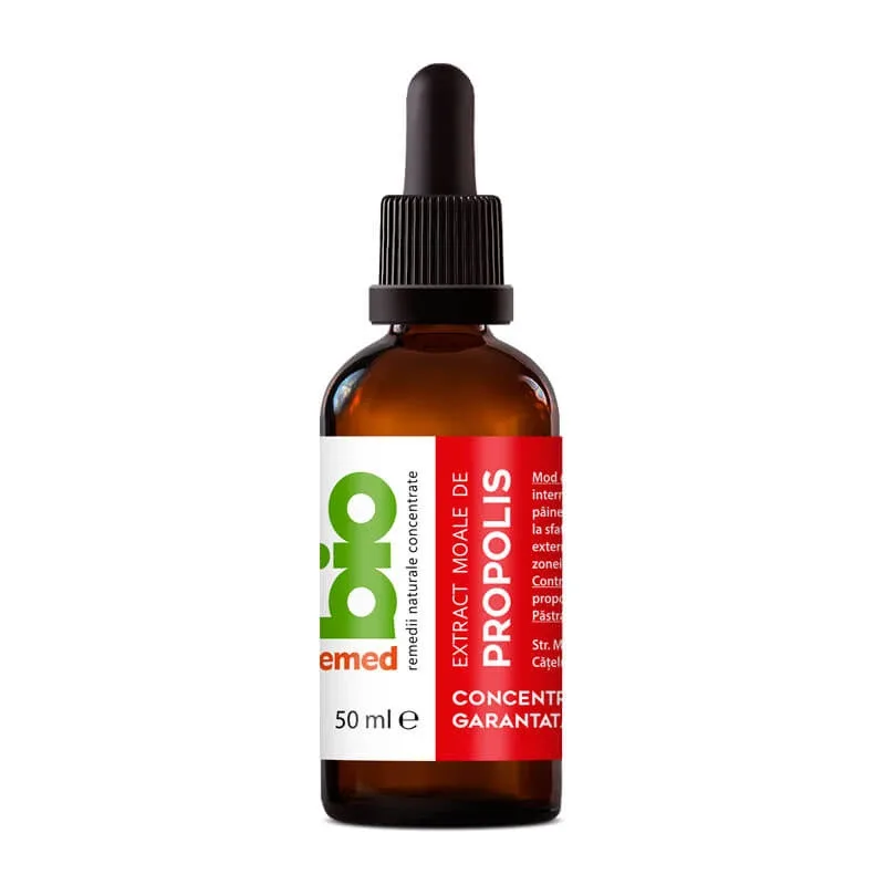 Extract Moale de Propolis 70%, 50 ml, Bioremed — preț și oferte