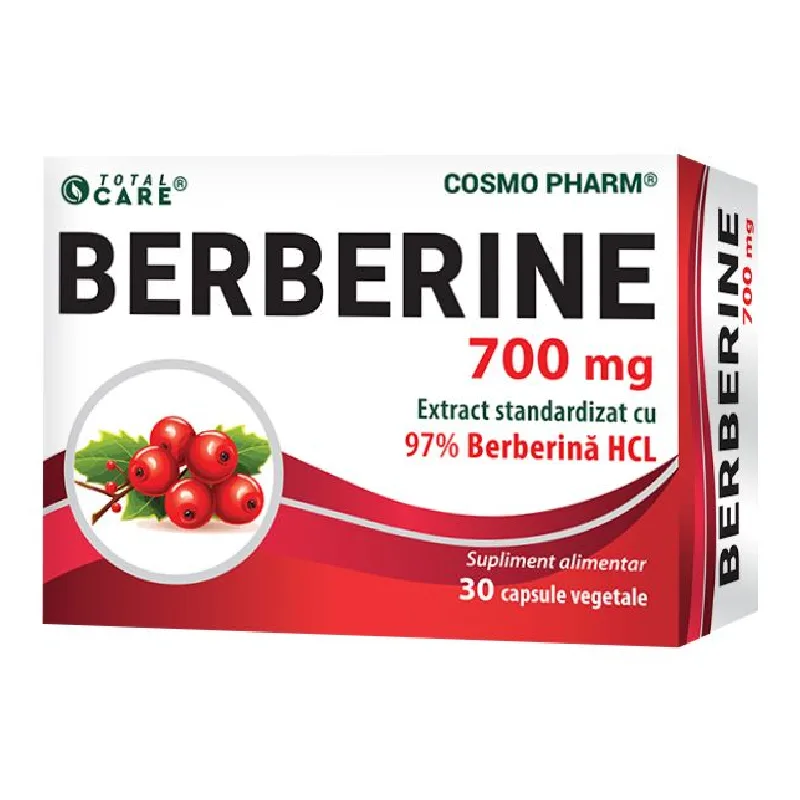 Berberina, 700 mg, 30 capsule, Cosmopharm — preț și oferte
