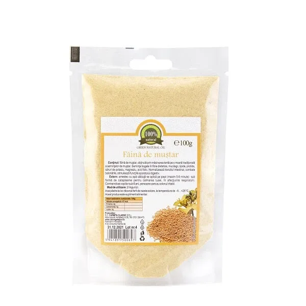 Faina de mustar, 100 g, Carmita Classic — preț și oferte