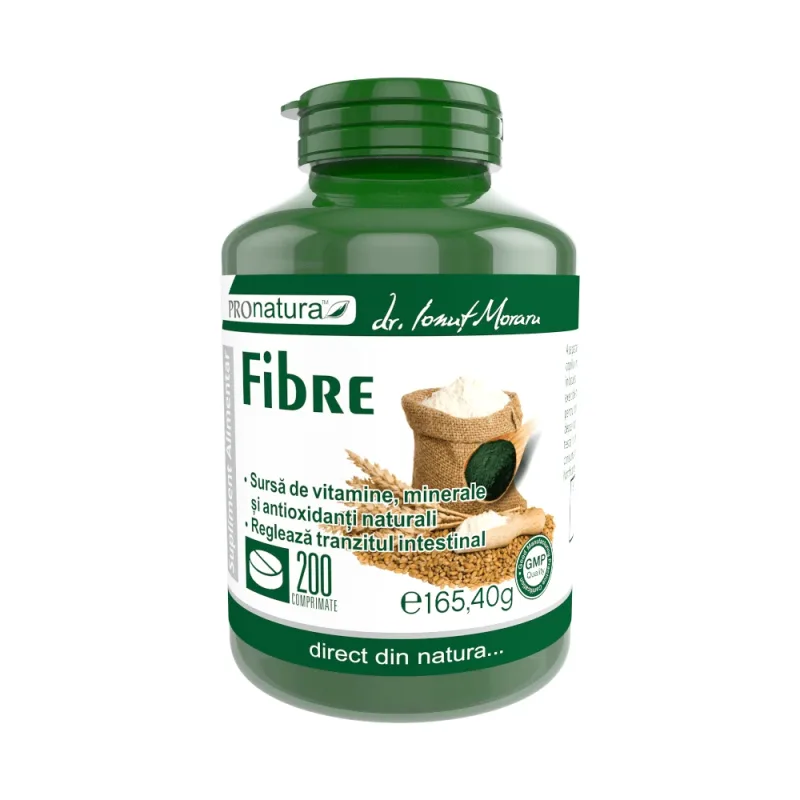 Fibre, 200 comprimate, Pro Natura — preț și oferte