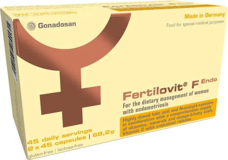 Fertilovit F ENDO, 2 x 45 capsule, Gonadosan — preț și oferte