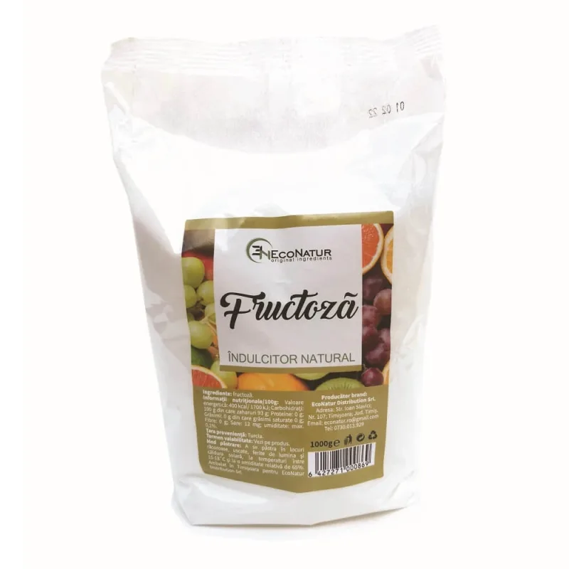 Fructoză, 1000g, EcoNatur — preț și oferte