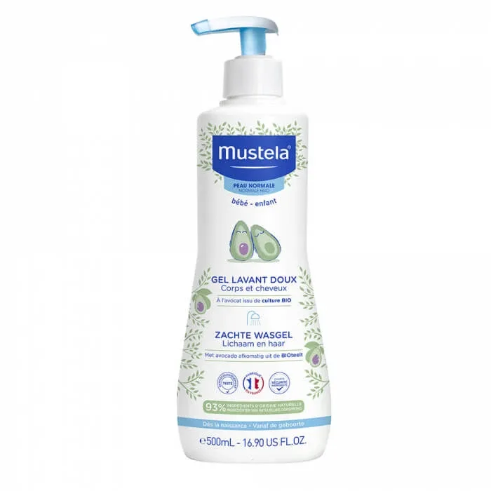 Gel de curatare par si corp, 500 ml, Mustela — preț și oferte