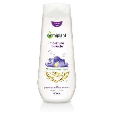 Gel de dus cu iris si uleiuri pretioase Moisture Miracle, 400 ml, Elmiplant — preț și oferte
