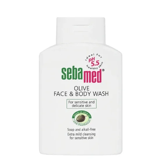 Gel de dus cu ulei de masline fata si corp, 200 ml, Sebamed — preț și oferte