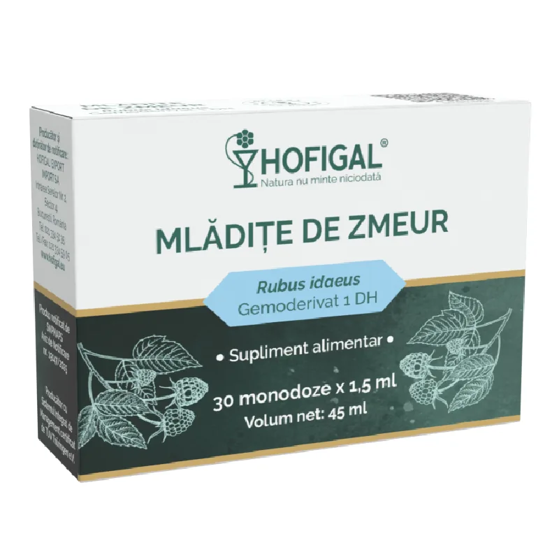 Mladite de Zmeur, 30 monodoze, Hofigal — preț și oferte