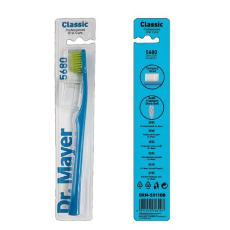 Periuta de dinti clasica Ultrasoft 5680, Albastra, 1 bucata, Dr. Mayer DR.MAYER — preț și oferte