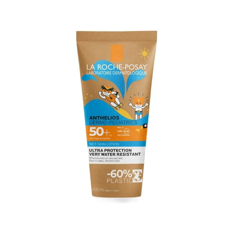 Lotiune WetSkin SPF 50+ ANTHELIOS Dermo-Pediatrics ECO TUBE, 200ml, La Roche-Posay LA ROCHE POSAY — preț și oferte