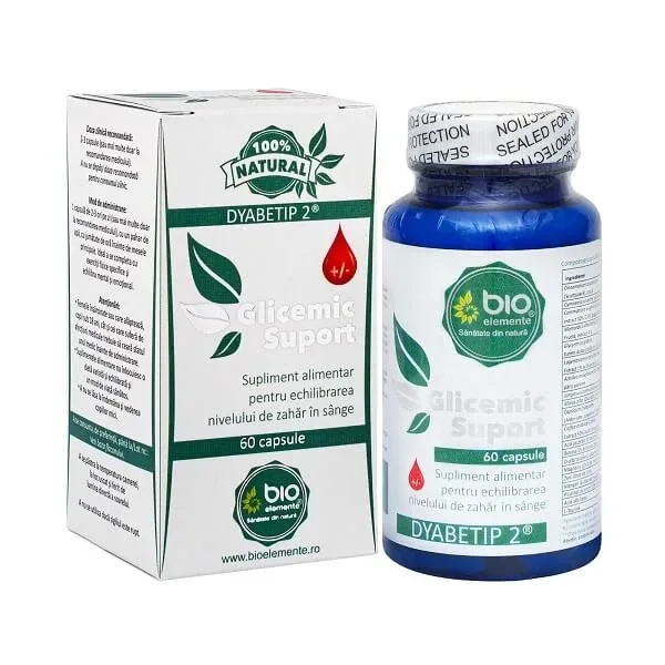 Glicemic Suport, 60 capsule, Bio Elemente — preț și oferte