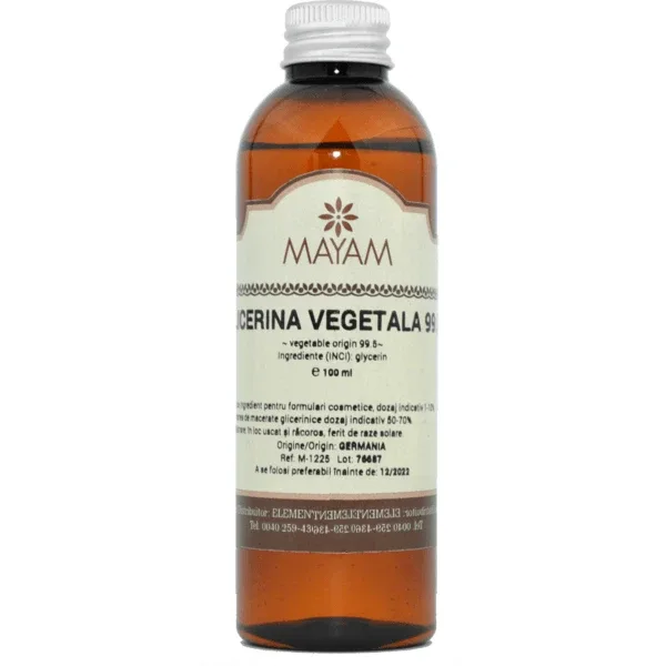 Glicerina vegetala (M - 1225), 100 ml, Mayam — preț și oferte