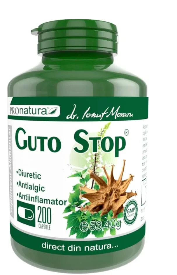 Guto Stop, 200 capsule, Pro Natura — preț și oferte