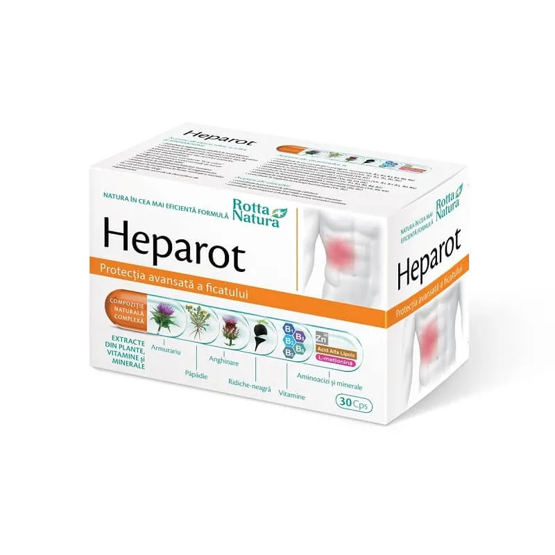 Heparot, 30 comprimate, Rotta Natura — preț și oferte