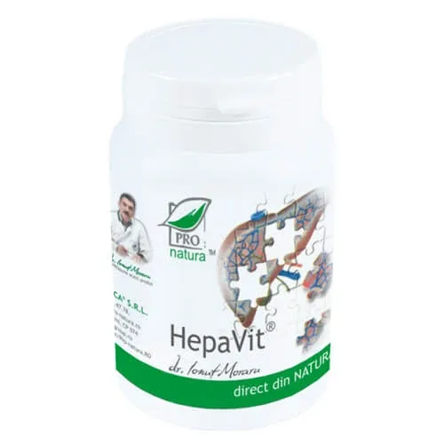Hepavit, 60 capsule, Pro Natura — preț și oferte