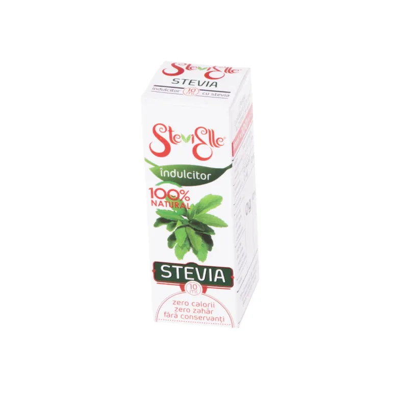 Îndulcitor cu Stevia SteviElle, 10 ml, Hermes Natural — preț și oferte