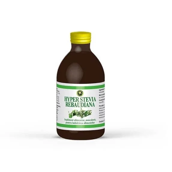 Indulcitor Hyper Stevia rebaudiana, 250ml, Hypericum — preț și oferte