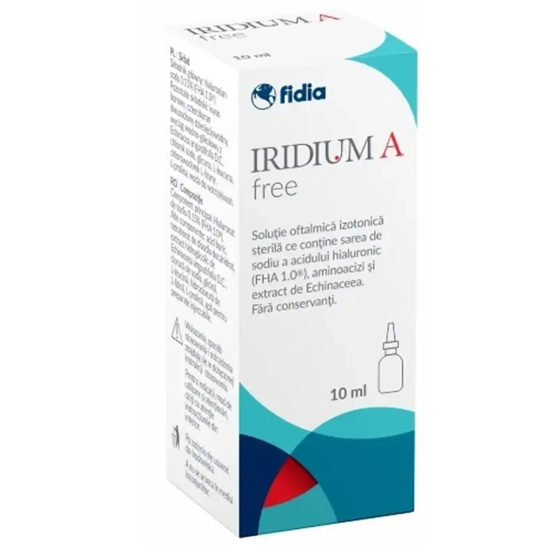 Iridium A Free soluție oftalmică, 10 ml, BioSoft Italia BIOSOOFT — preț și oferte