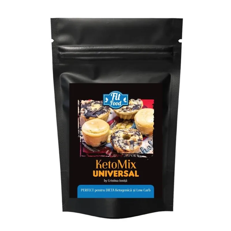 KetoMix Universal, 400 g, No Sugar Shop FIT FOOD — preț și oferte