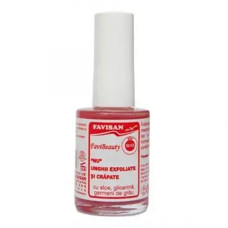 Lac pentru unghii exfoliate și crăpate, 14 ml, Favisan — preț și oferte