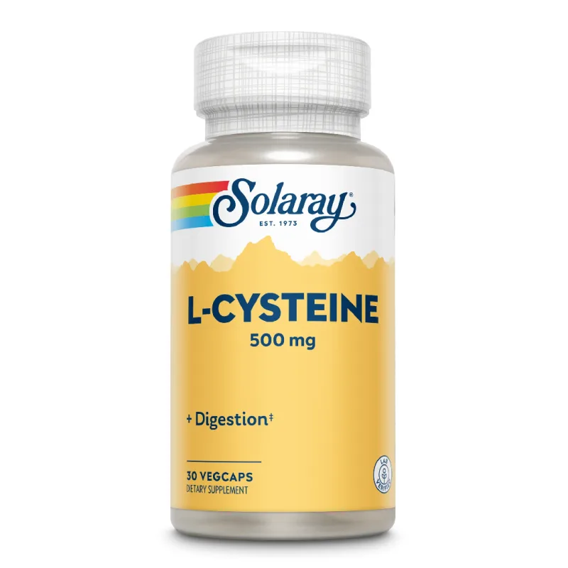 L-Cysteine 500mg Solaray, 30 capsule, Secom SOLARAY SUA — preț și oferte