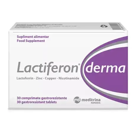 Lactiferon Derma, 30 comprimate, Solartium SOLARTIUM GROUP — preț și oferte