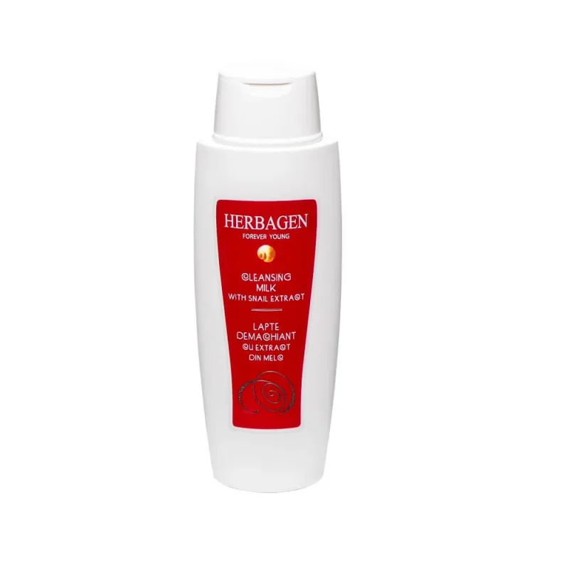 Lapte demachiant cu extract din melc, 200 ml, Herbagen — preț și oferte