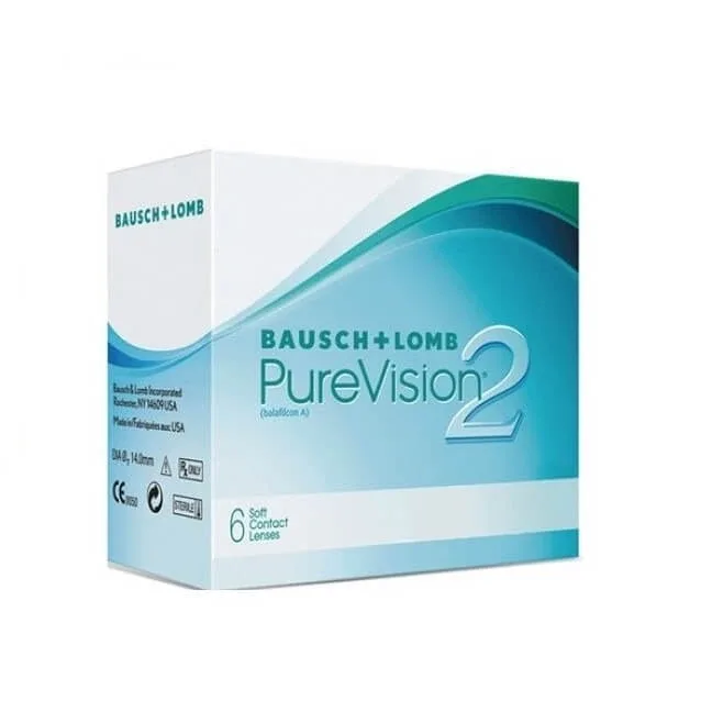 Lentile de contact silicon PureVision 2HD, -02.75, 6 bucăți, Bausch Lomb — preț și oferte