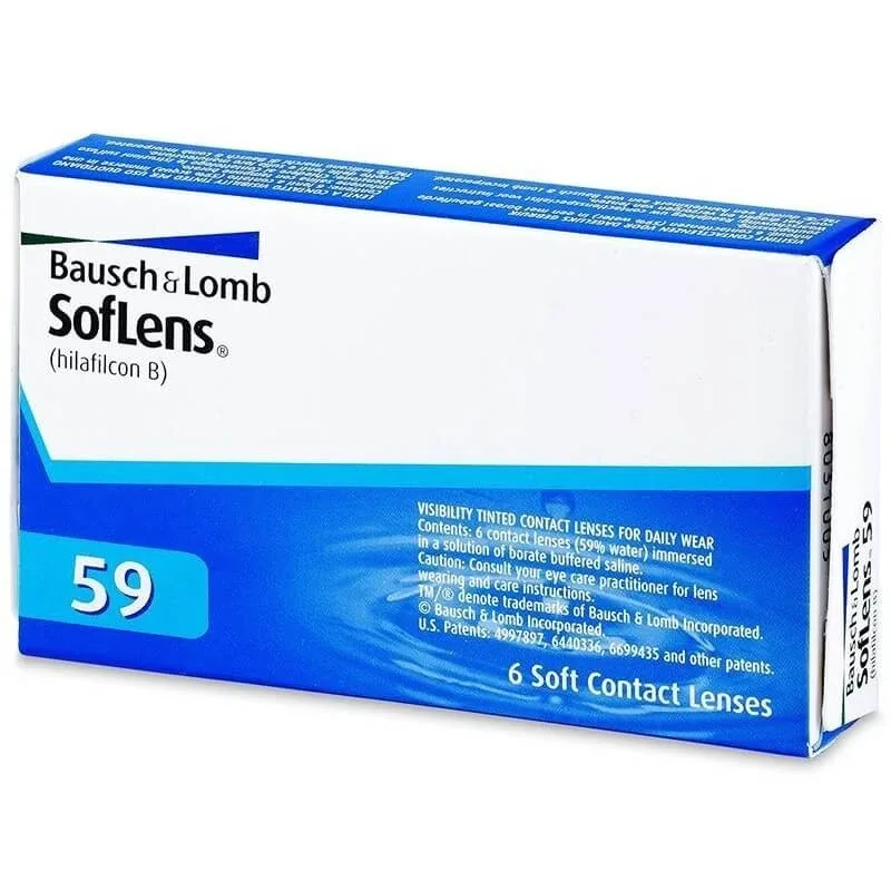 Lentile de contact SofLens 59, -03.75, 6 bucăți, Bausch Lomb — preț și oferte