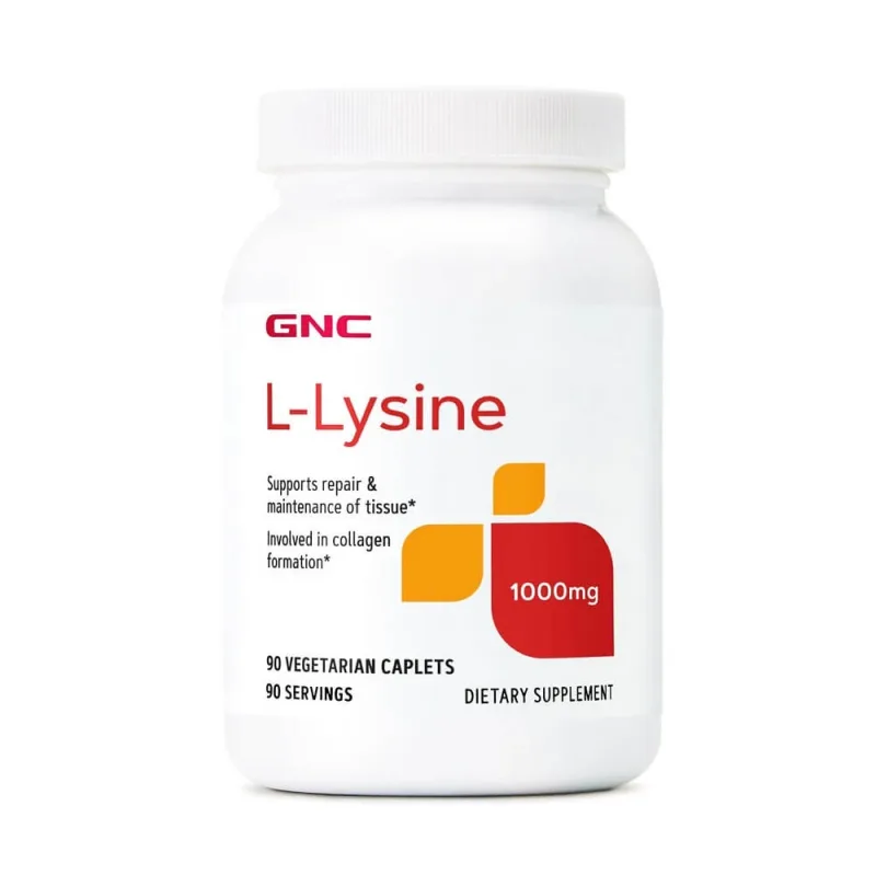 L-Lysine 1000 mg (010414), 90 tablete, GNC — preț și oferte