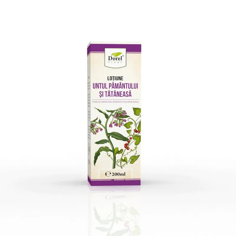Loțiune cu untul pământului cu tătăneasă, 200 ml, Dorel Plant — preț și oferte