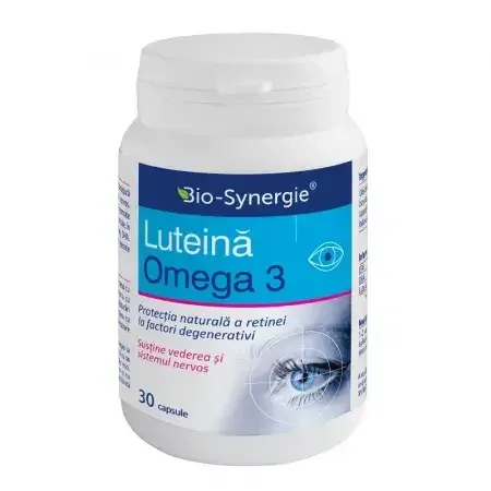 Luteina Omega 3, 30 capsule, Bio Synergie — preț și oferte
