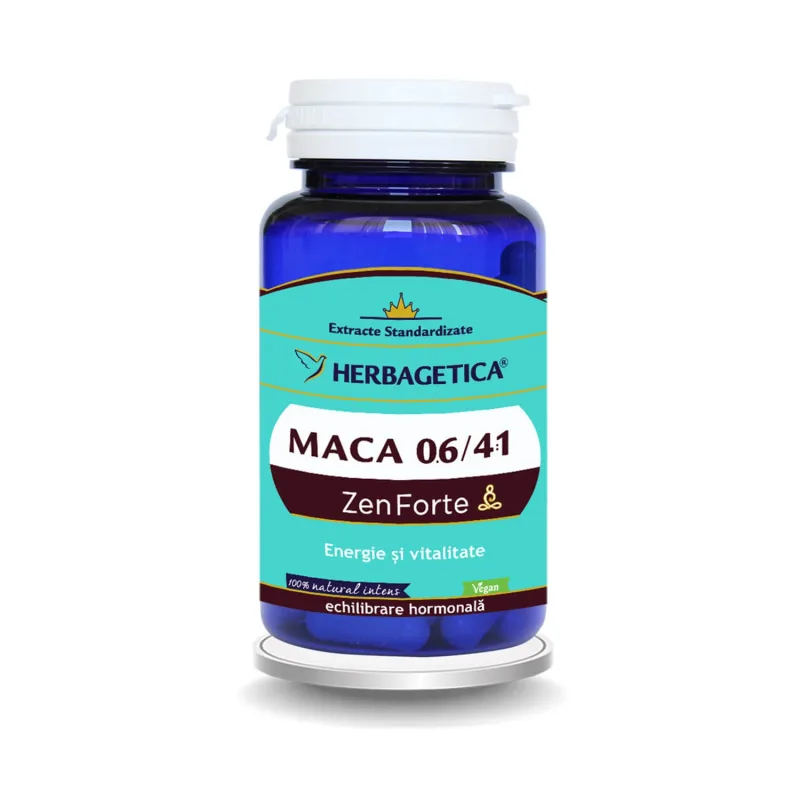 Maca Zen Forte 06/41, 60 capsule, Herbagetica — preț și oferte