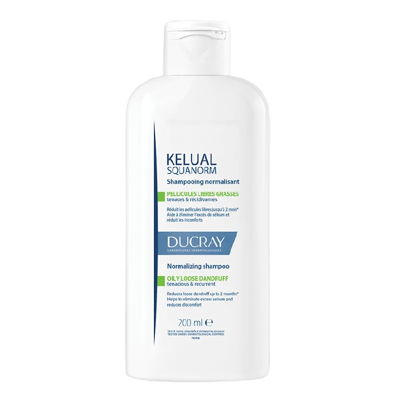 Sampon tratament anti-matreata grasa Kelual Squanorm, 200 ml, Ducray — preț și oferte