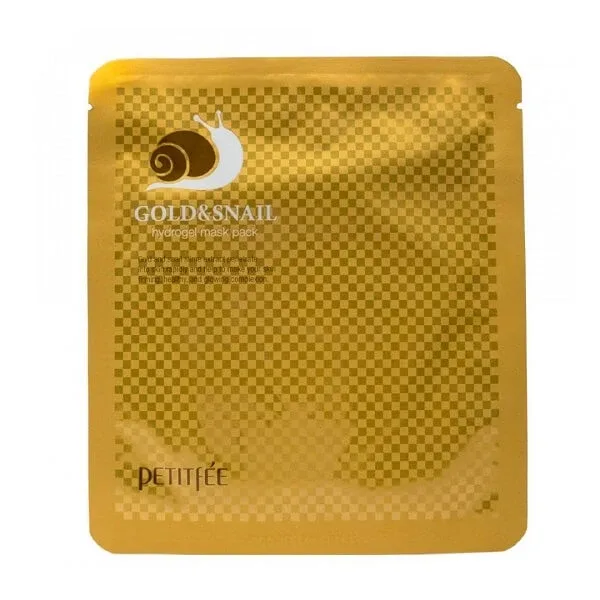 Masca faciala cu aur si melc Hydrogel Mask, 30 g , Petitfee — preț și oferte