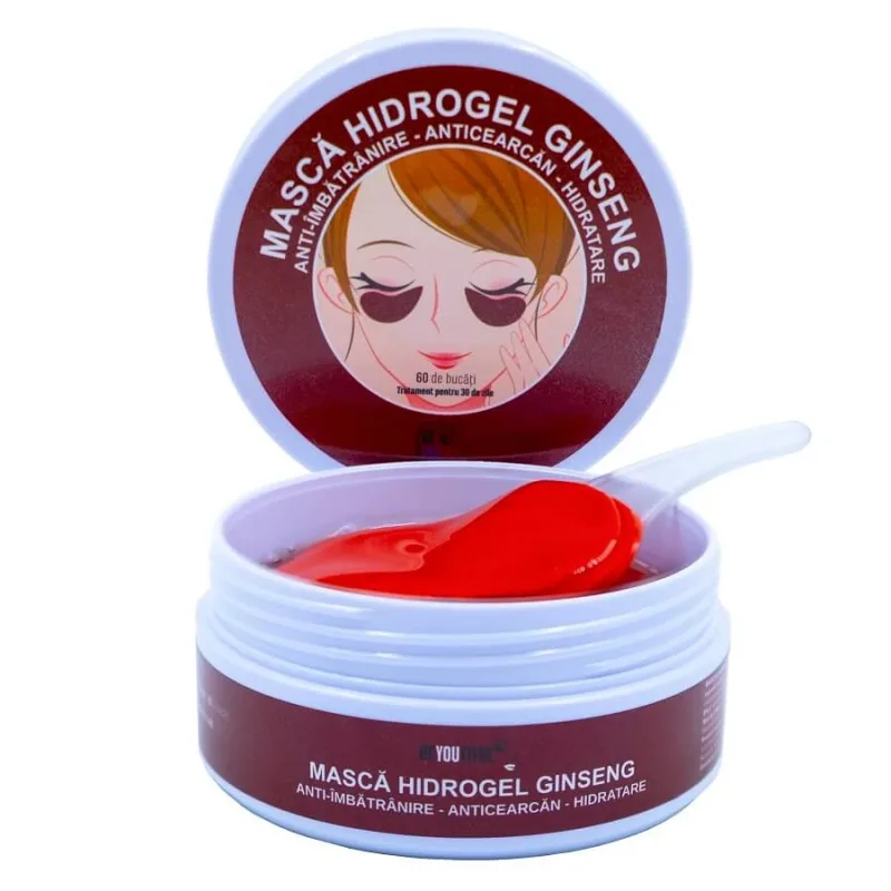 Masca hydrogel pentru ochi cu extract de ginseng, 60 bucati, Beyoutiful — preț și oferte