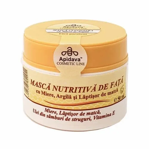 Masca nutritiva de fata, 50 ml, Apidava Apidava Cosmetic Line — preț și oferte