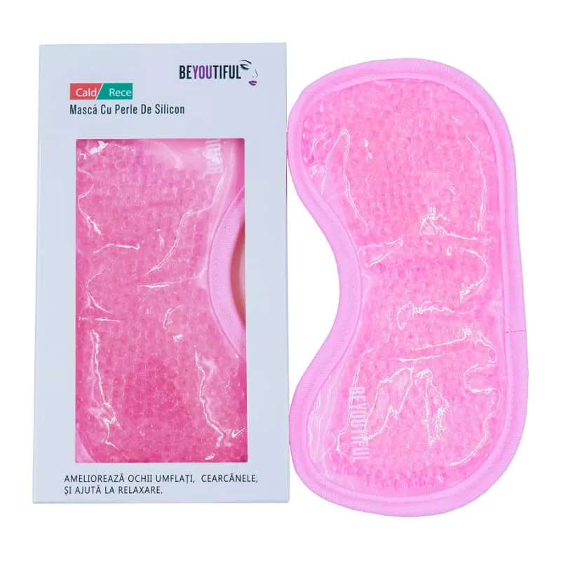 Masca pentru ochi cu perle de silicon rece/cald, Beyoutiful — preț și oferte