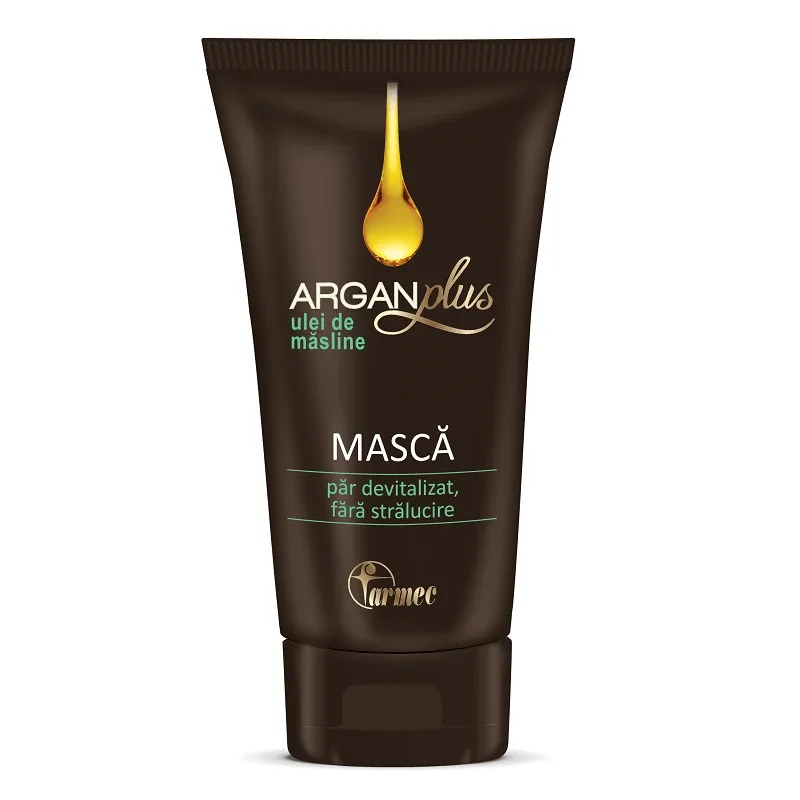 Masca pentru par devitalizat cu ulei de masline ArganPlus, 150 ml, Farmec — preț și oferte
