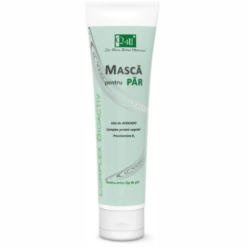 Masca pentru par uscat si deteriorat Q4U, 150 ml, Tis Farmaceutic — preț și oferte