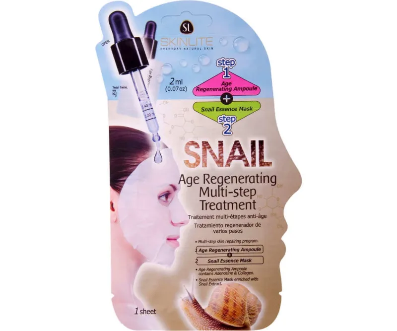 Masca tratament anti-aging in 2 pasi cu extract de melc, Skinlite — preț și oferte