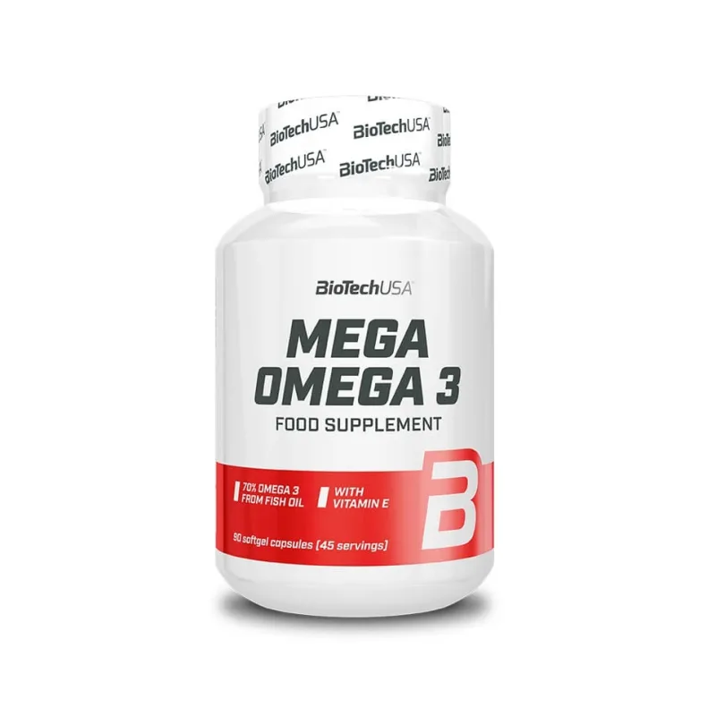 Mega Omega 3, 90 capsule moi, BioTech USA — preț și oferte